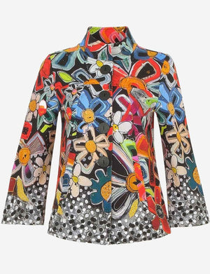 Chaqueta flowers