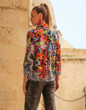 Chaqueta flowers