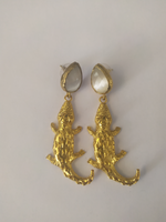 Pendientes cocodrilo